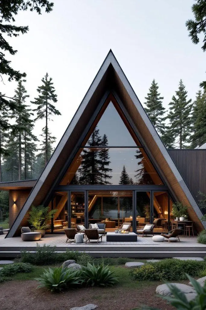 Chalet A-frame luxe